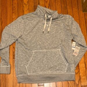 Men's Turtleneck Sweater in Heather Gray